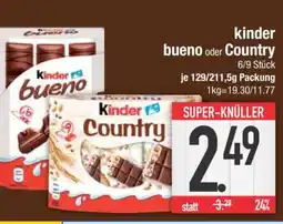 Edeka Kinder Bueno oder Country Angebot