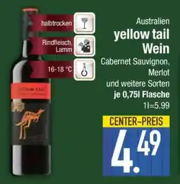 Edeka yellow tail Wein Angebot