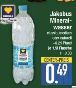 Edeka Jakobus Mineralwasser Angebot
