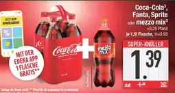 Edeka Coca-Cola, Fanta, Sprite oder Mezzo Mix Angebot