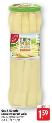 Edeka Gut & Günstig Stangenspargel weiß Angebot