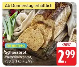 Edeka Schlossbrot Angebot