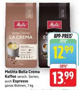 Edeka Melitta Bella Crema Kaffee Angebot