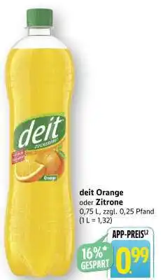 Edeka deit Orange oder Zitrone Angebot