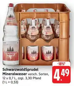 Edeka SchwarzwaldSprudel Mineralwasser Angebot