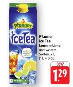 Edeka Pfanner Ice Tea Lemon-Lime Angebot