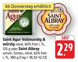 Edeka Saint Agur Vollmundig & würzig oder Saint Albray Angebot