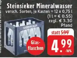 Edeka Steinsieker Mineralwasser Angebot