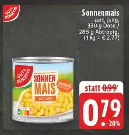 Edeka Sonnenmais Angebot