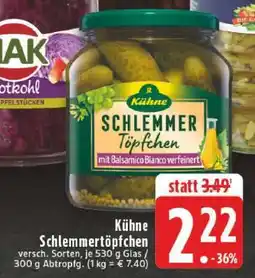 Edeka Kühne Schlemmer-Töpfchen Angebot