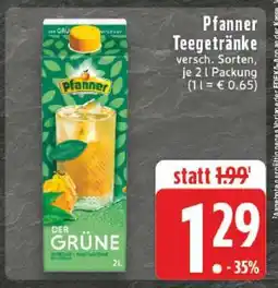 Edeka Pfanner Teegetränke Angebot
