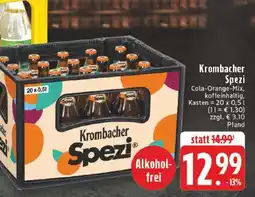 Edeka Krombacher Spezi Angebot