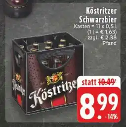Edeka KÖSTRITZER Schwarzbier° Angebot