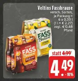 Edeka VELTINS Fassbrause Angebot