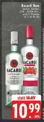Edeka Bacardí Rum Angebot