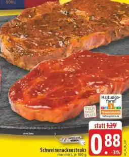 Edeka Schweinenackensteaks Angebot
