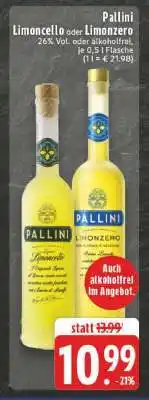 Edeka Pallini Limoncello oder Limonzero Angebot