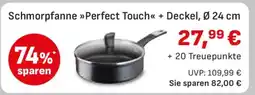 Edeka Schmorpfanne Perfect Touch + Deckel, Ø 24 cm Angebot