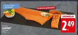 Edeka Frisches Lachsfilet mit Haut Angebot