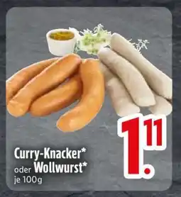 Edeka Curry-Knacker oder Wollwurst Angebot