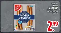 Edeka Delikatess Wiener Würstchen Angebot