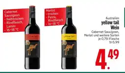 Edeka Australien yellow tail Wein Angebot