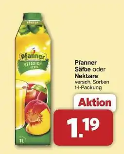 Famila Nord Ost Pfanner Säfte oder Nektare Angebot
