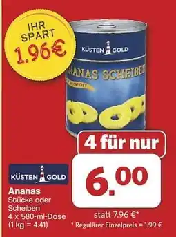 Famila Nord Ost Küsten Gold Ananas Angebot