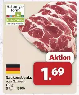 Famila Nord Ost Nackensteaks vom Schwein Angebot