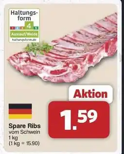 Famila Nord Ost Spare Ribs vom Schwein Angebot