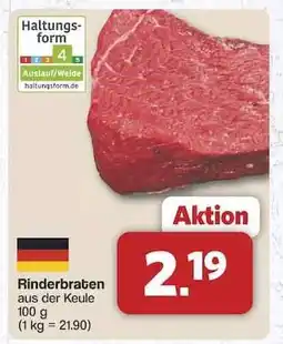 Famila Nord Ost Rinderbraten aus der Keule Angebot