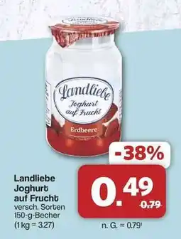 Famila Nord Ost LANDLIEBE Joghurt auf Frucht Angebot