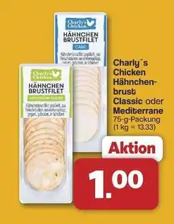 Famila Nord Ost Charly's Chicken Hähnchenbrust Classic oder Mediterrane Angebot