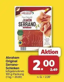 Famila Nord Ost Abraham Original Serrano-Schinken Angebot