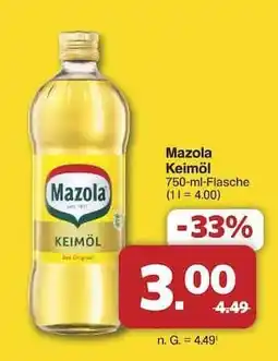 Famila Nord Ost Mazola Keimöl Angebot