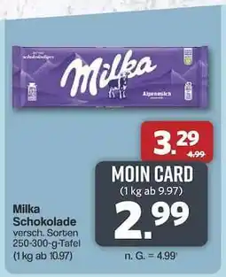 Famila Nord Ost MILKA Schokolade Angebot