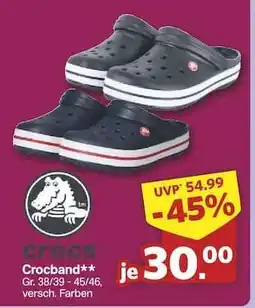 Famila Nord Ost Crocs 'Crocband' Angebot