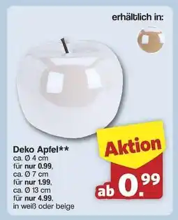 Famila Nord Ost Deko Apfel Ø 4 cm Angebot