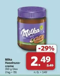 Famila Nord Ost MILKA Haselnusscreme Angebot