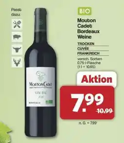Famila Nord Ost Mouton Cadet Bordeaux Weine Angebot