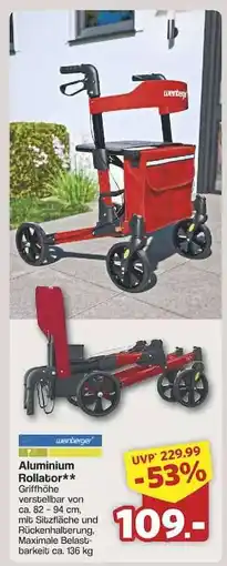 Famila Nord Ost Aluminium Rollator Angebot