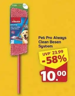Famila Nord Ost Pet Pro Always Clean Besen System Angebot