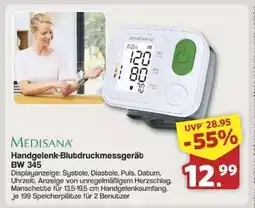 Famila Nord Ost Medisana Handgelenk-Blutdruckmessgerät BW 345 Angebot