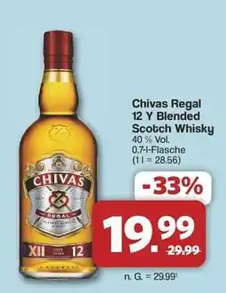 Famila Nord Ost Chivas Regal 12 Y Blended Scotch Whisky Angebot