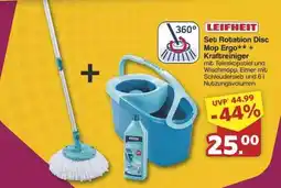 Famila Nord Ost Leifheit Set Rotation Disc Mop Ergo + Kraftreiniger Angebot