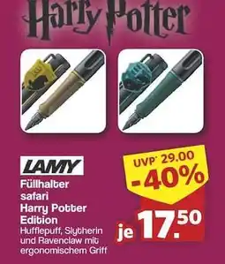 Famila Nord Ost Lamy Füllhalter Safari Harry Potter Edition Angebot
