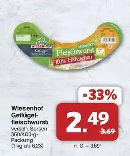 Famila Nord Ost Wiesenhof Geflügelfleischwurst Angebot