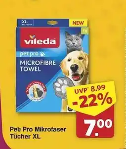 Famila Nord Ost Pet Pro Mikrofaser Tücher XL Angebot