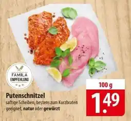 Famila Nord Ost Putenschnitzel Angebot