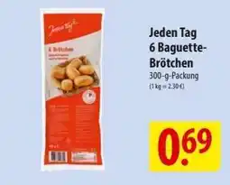 Famila Nord Ost Jeden Tag 6 Baguette-Brötchen Angebot